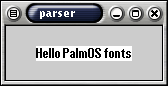 Rendering the big bold PalmOS font